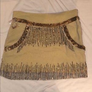 KIMCHI BLUE embellished skirt